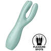Image de Stimulateur de clitoris Threesome Satisfyer 14cm Vert