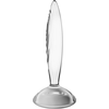 Image de Plug en verre Sparkling Crystal 16 x 3.5cm Transparent