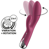 Image de Vibro Rabbit Spinning Rabbit 1 11 x 3.5cm Framboise