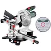 Image de metabo KGS 254 M, Scie à Onglets Radiale 1800W, Système PCL et 2 Lames | Coupe 305x92mm, lame 254mm, structure alu 16.3 kg, rallonges de table, pince de serrage et sac collecteur, 48 dents en occasion ou reconditionné