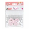 Image de Chaussons roses pour poupon 30 cm
