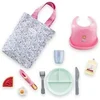 Image de Grand Coffret Repas Floral pour poupon 36/42 cm / REF ANNULEE POUR 2025