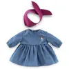 Image de Bb36 Robe En Jean Ml + Foulard Petit Explorateur - Corolle Vetements