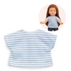 Image de T-Shirt Rayé pour poupée ma