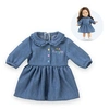 Image de Robe Denim Manches Longues pour poupée ma