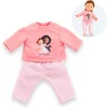 Image de Pyjama 2 pièces pour poupée Corolle Rose TU 9000212940