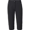Image de Vaude Women's Farley Stretch Capri III, pantalon de randonnée, femme, noir 46(3XL)