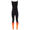 Image de Vaude - Kuro Warm Bib Tights - Cuissard vélo homme Neon Orange - S