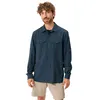 Image de Vaude - Rosemoor LS Shirt II - Chemise homme Dark Sea Uni - S