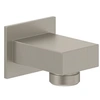 Image de Coude de raccordement mural VILLEROY ET BOCH Universal rectangle Brushed Nickel Matt