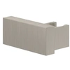 Image de Support mural fixe pour douchette VILLEROY ET BOCH Universal rectangle Brushed Nickel Matt
