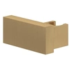 Image de Support mural fixe pour douchette VILLEROY ET BOCH Universal rectangle Or brossé