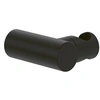 Image de Support mural pour douchette avec raccordement VILLEROY ET BOCH Universal rond Noir mat