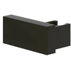 Image de Support mural fixe pour douchette VILLEROY ET BOCH Universal rectangle Noir mat