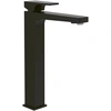 Image de Mitigeur lavabo surélevé VILLEROY ET BOCH Architectura Square avec vidage Push Open Noir mat