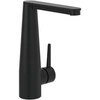 Image de Mitigeur lavabo VILLEROY ET BOCH Conum ouverture côté avec vidage Push Open Noir mat