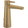 Image de Mitigeur lavabo VILLEROY ET BOCH Conum ouverture dessus avec tirette Chrome Or brossé
