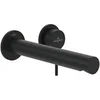 Image de Mitigeur lavabo mural VILLEROY ET BOCH Loop & Friends noir mat