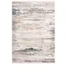 Image de Tapis Vintage à Franges "Akropolis III" Gris & Bleu 120 x 180 cm