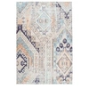 Image de Tapis Ethnique à Poils Courts "Indiana II" Bleu 120 x 170 cm