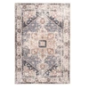 Image de Tapis Vintage à Poils Courts "Indiana I" Gris & Marron 80 x 150 cm