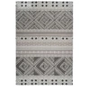 Image de Tapis d'Extérieur Ethnique "Yoga" Taupe & Crème 200 x 290 cm