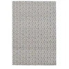 Image de Tapis d'Extérieur Ethnique "Yoga" Gris & Crème 120 x 170 cm