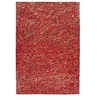 Image de Tapis en Cuir Fait Main "Finish" Rouge & Or 120 x 170 cm