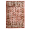 Image de Tapis Antique Floral à Poils Courts "Ariya" Rouge 200 x 290 cm