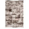 Image de Tapis Vintage à Poils Courts "Ariya" Taupe & Marron 160 x 230 cm