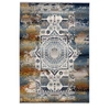 Image de Tapis Oriental à Poils Courts "Anouk" Bleu 120 x 170 cm