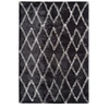 Image de Tapis Tissé Géométrique "Orlando" Anthracite 160 x 230 cm