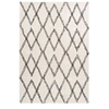 Image de Tapis Tissé Géométrique "Orlando" Ivoire 80 x 150 cm