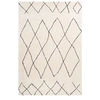 Image de Tapis Motif Géométrique "Orlando" Ivoire 80 x 150 cm