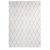 Image de Tapis Shaggy Géométrique "Vivica" Blanc & Rose 160 x 230 cm