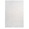 Image de Tapis Shaggy Effet 3D "Vivica" Blanc & Crème 120 x 160 cm
