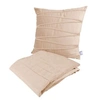 Image de Ensemble Coussin & Plaid "Paulina" 130x170cm Champagne
