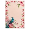 Image de Tapis Imprimé Fleuri à Poils Courts "Blossom" Crème 80 x 150 cm