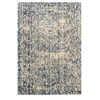Image de Tapis Tissé à Poils Courts "Puerto" Bleu & Beige 120 x 170 cm