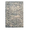 Image de Tapis tissé à poils courts "puerto" bleu & beige 80 x 150 cm
