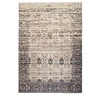 Image de Tapis Vintage Motif Oriental "Galaxy IV" Beige & Bleu 200 x 290 cm
