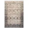 Image de Tapis Vintage Motif Oriental "Galaxy IV" Beige & Bleu 170 x 240 cm