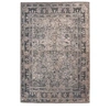 Image de Tapis Tissé Oriental Vintage à Motifs "Faye" Noir 75 x 150 cm