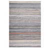 Image de Tapis Tissé Rayé Vintage à Motifs "Faye" Multicolore 190 x 290 cm