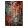 Image de Tapis Tissé Imprimé à Motifs "Primavera" Multicolore 80 x 150 cm