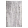 Image de Tapis Tissé Imprimé à Poils Plats "Maya VI" Gris 80 x 150 cm