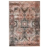 Image de Tapis Tissé Vintage à Poils Plats "Saphira" Beige 80 x 150 cm