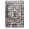 Image de Tapis Tissé Imprimé à Poils Plats "Saphira" Gris 200 x 290 cm
