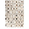 Image de Tapis Fait Main en Cuir "Lavin II" Gris 120 x 170 cm
