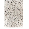Image de Tapis Fait Main en Cuir "Lavin V" Argent & Multicolore 80 x 150 cm